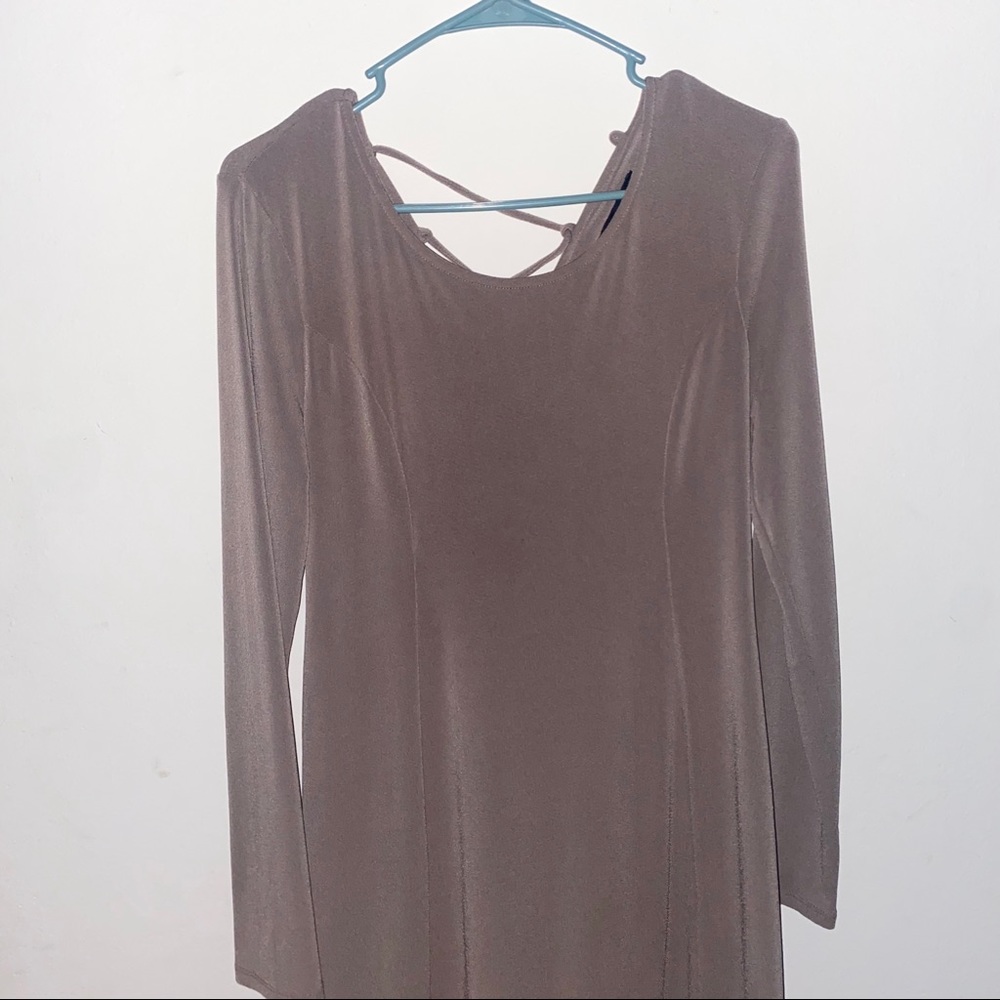 Forever 21 Beige long sleeve top size XL